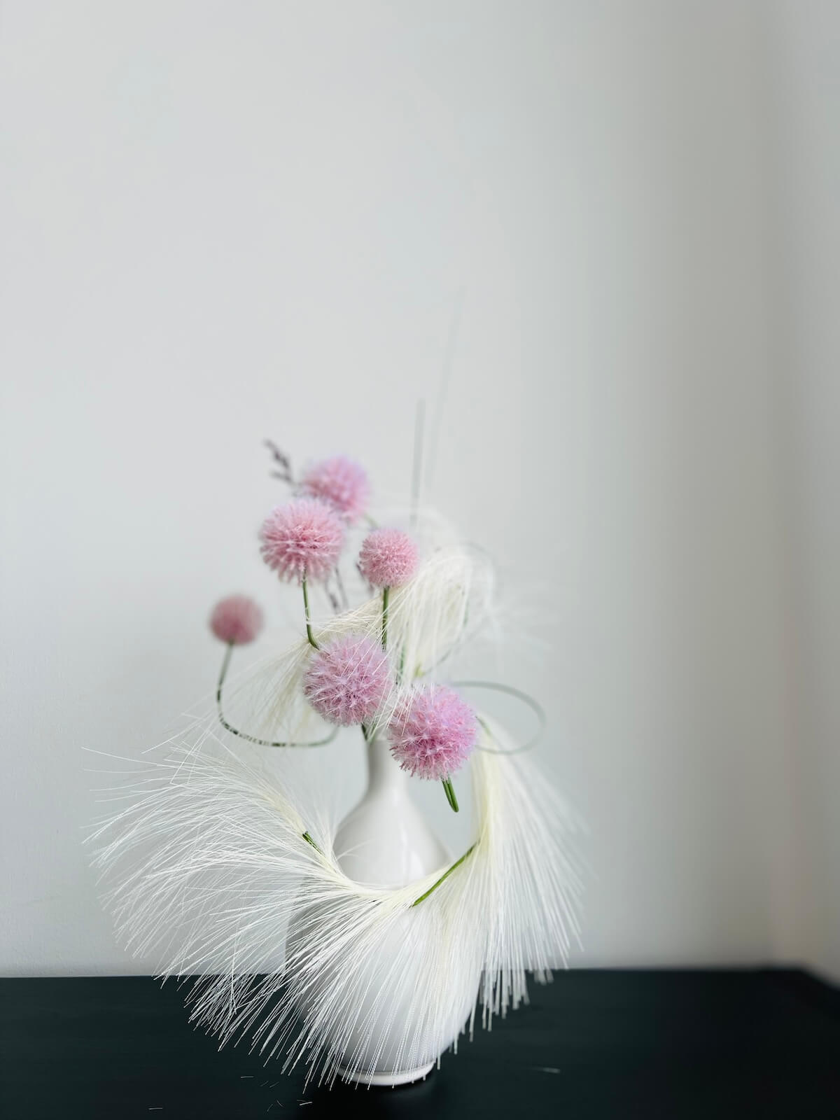 Beautiful Ikebana flower arrangements showcasing the Japanese art of floral design, created during workshops or private events