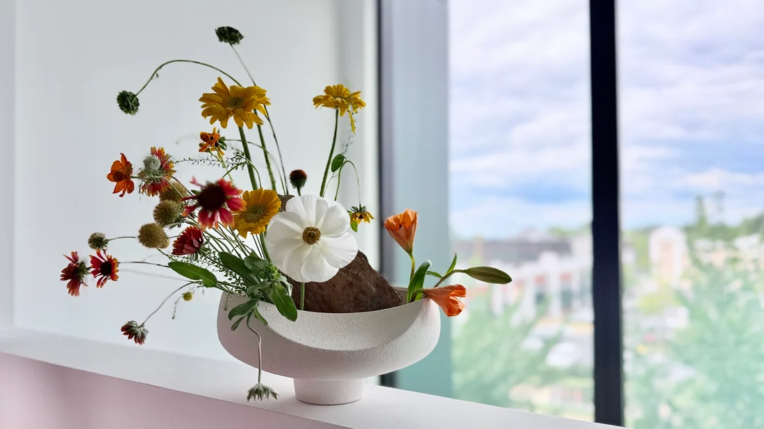 Ikebana Arrangement - A meadow at the window