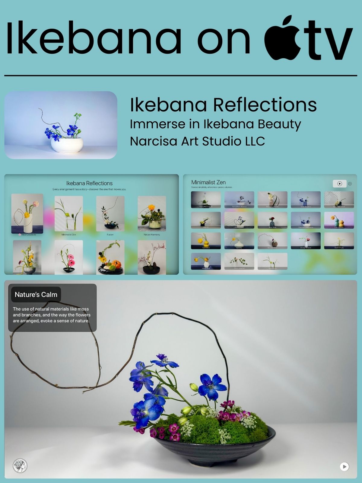 Ikebana to Your Living Room: Our Ikebana Reflections Apple TV App Is Live