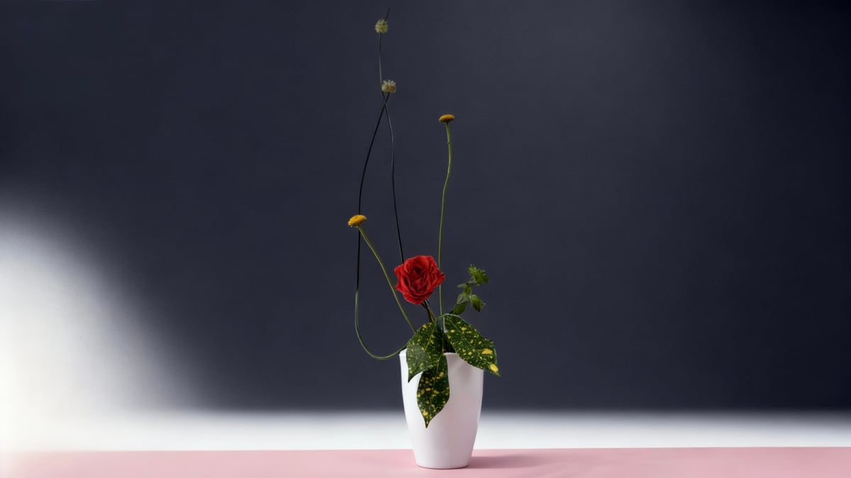 Ikebana Arrangement - Writing in the Air